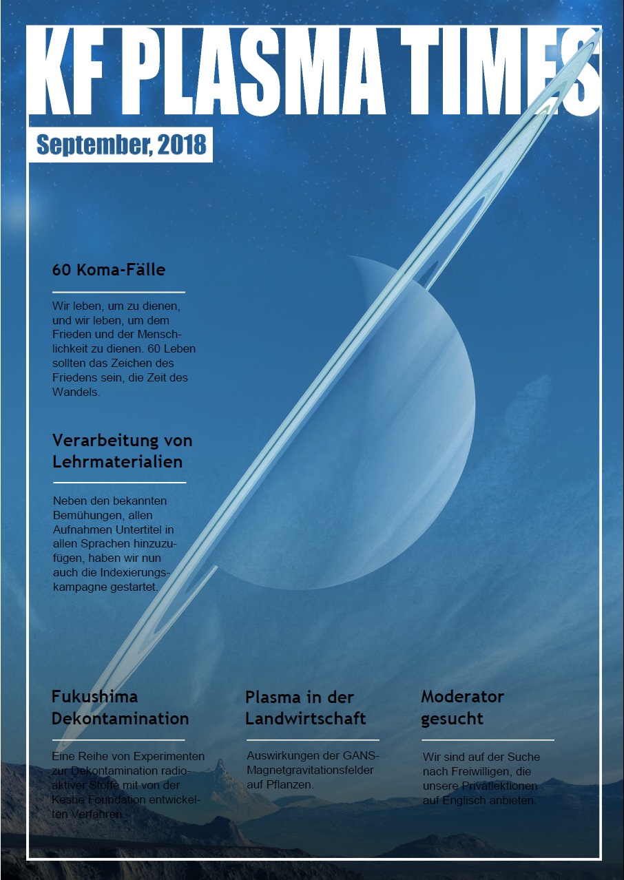 PlasmaTimes September 2018 Seite 01